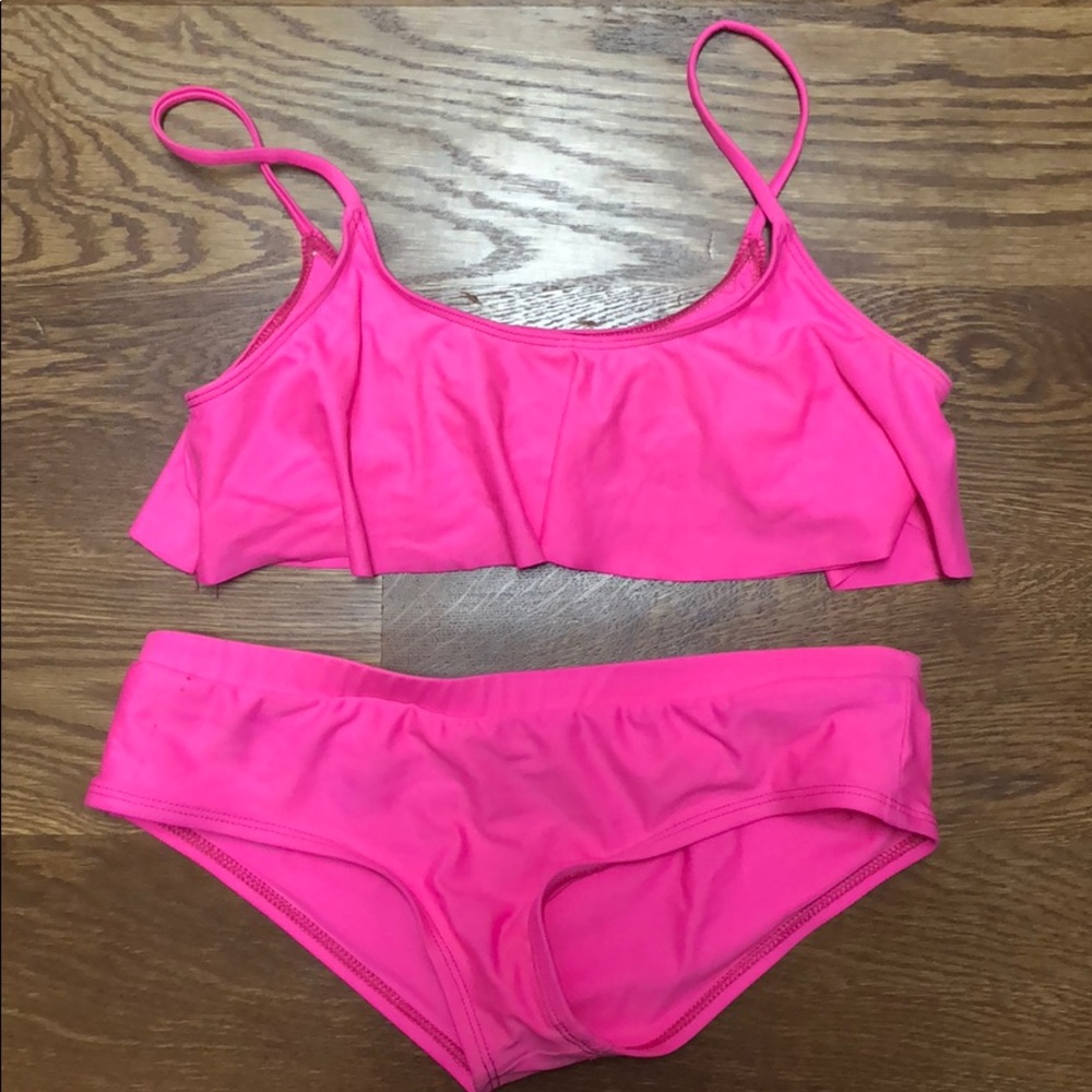 Free People hot pink bikini TOP